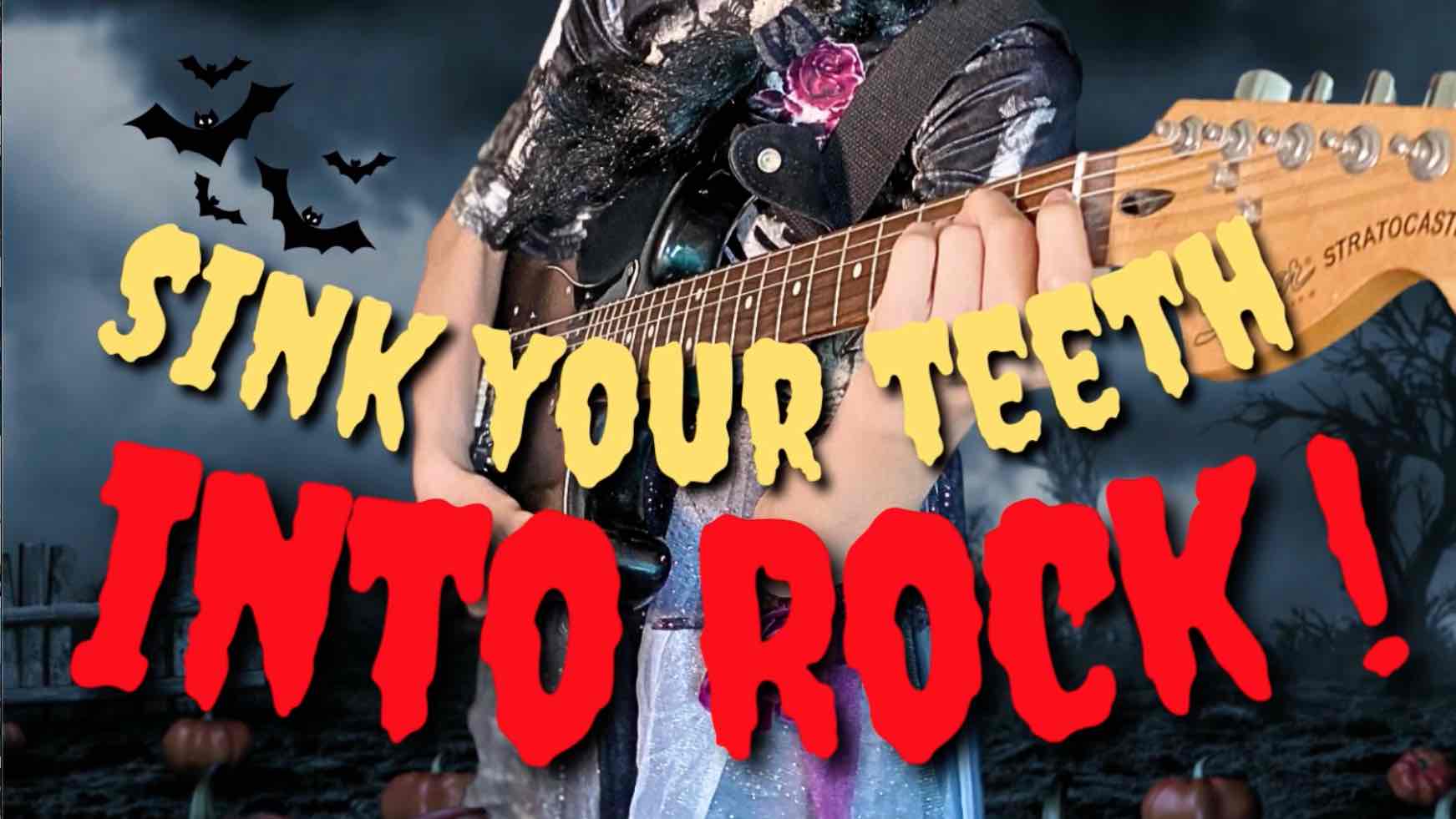 Sink your teeth into the world of Rock whether Singing playing Guitar or Bass enjoy a spooky lesson this Halloween